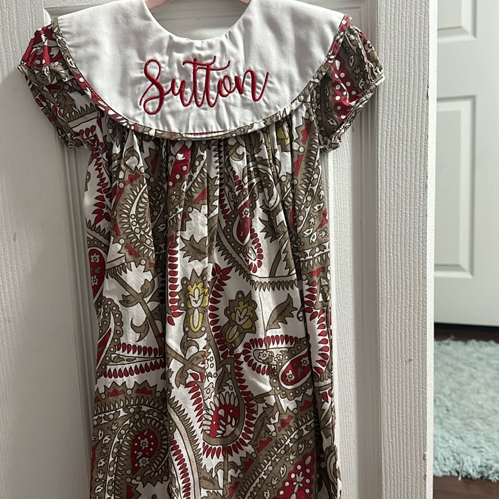 Le za me Brand Dress! Sutton monogrammed name.